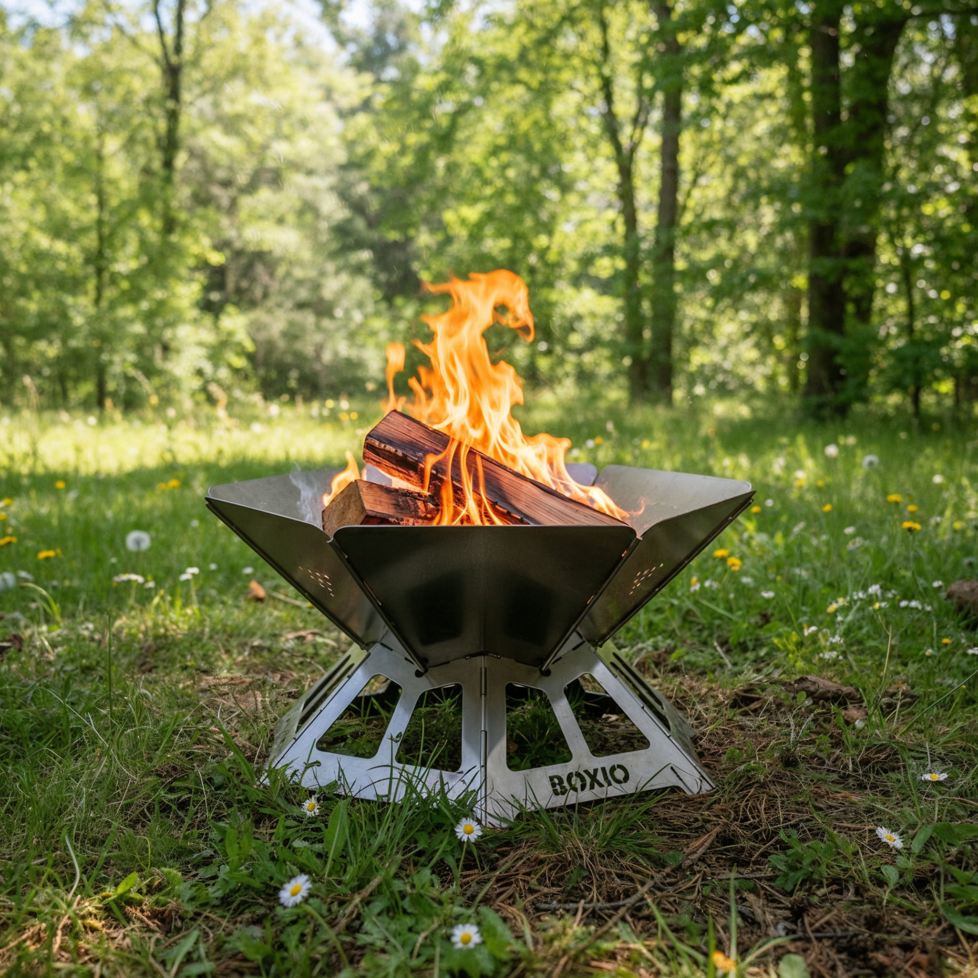 BOXIO CAMPFIRE I Ensemble Feu de Camp Portable