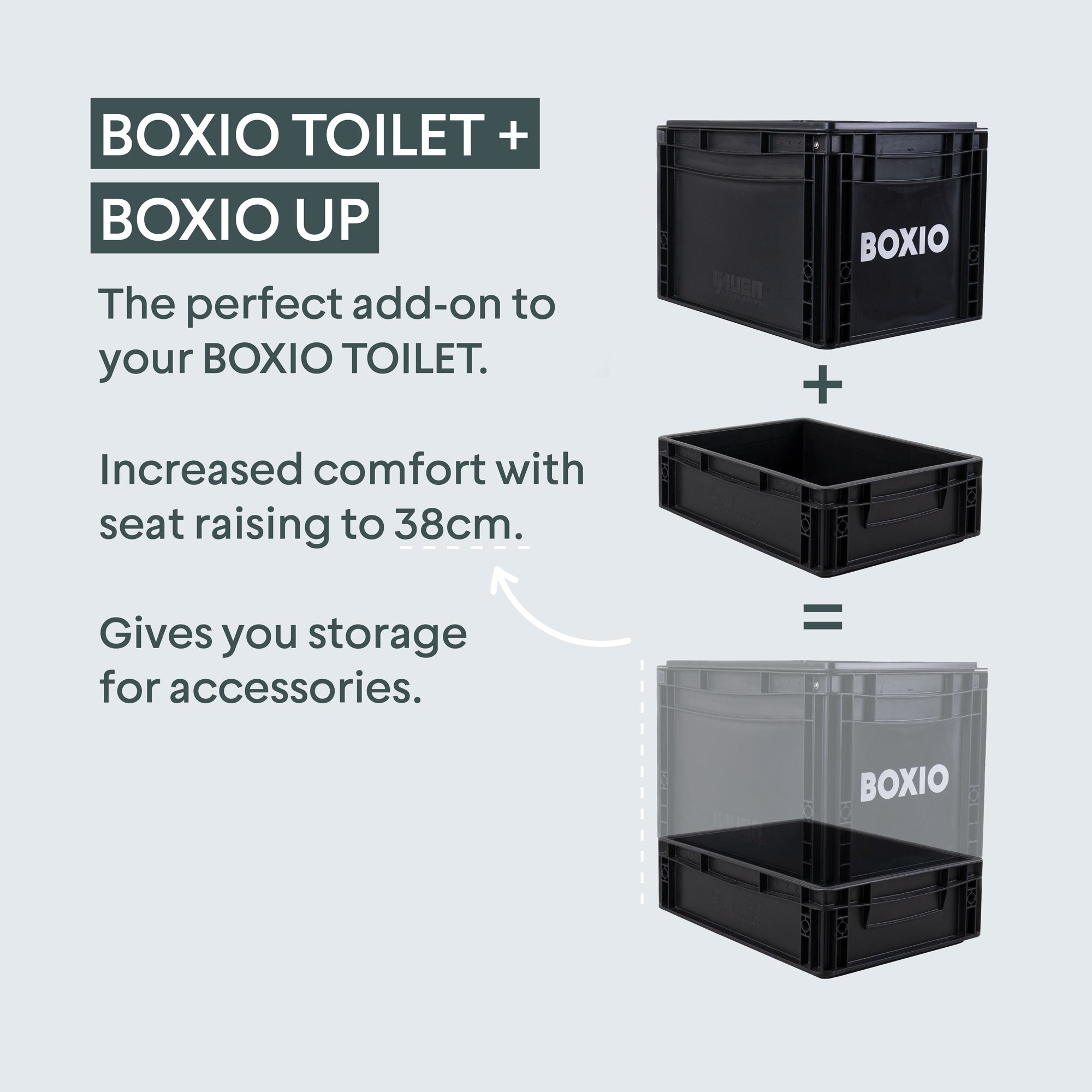 BOXIO - TOILETTE EN HAUT