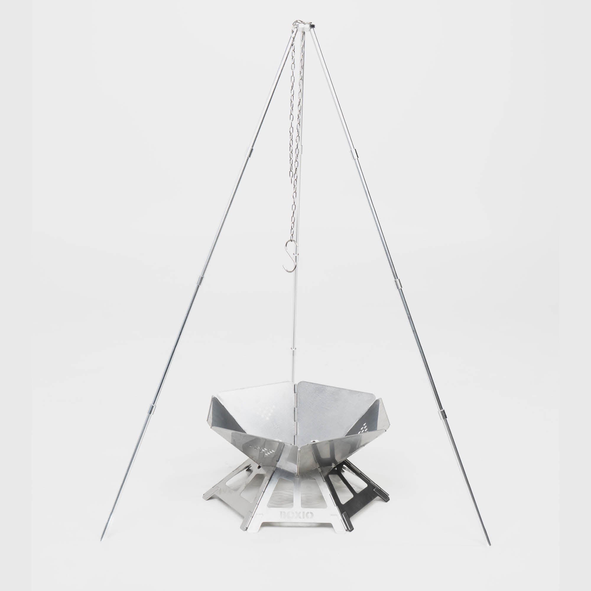 BOXIO FIRE BUNDLE | Portable Campfire + Tripod  in Eurobox